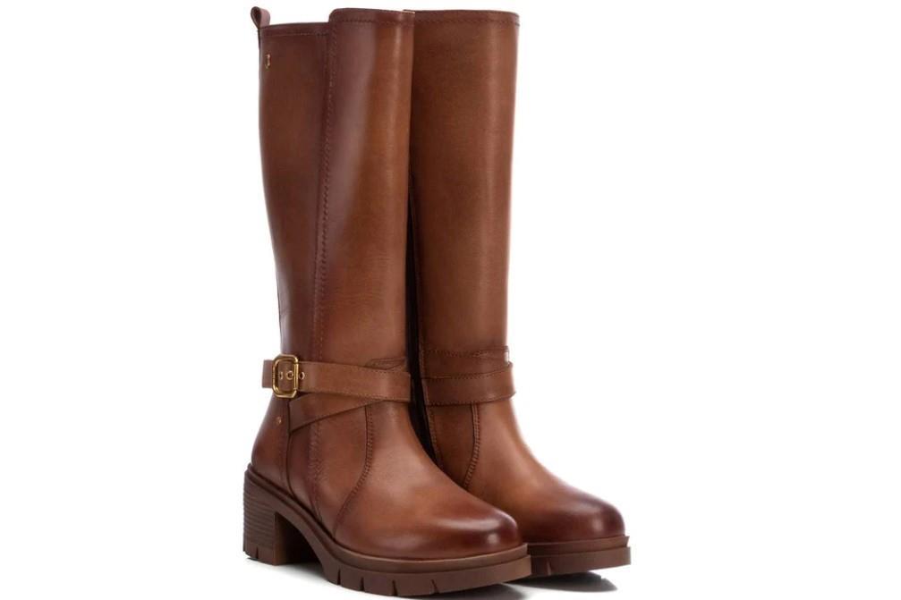 Botas altas Carmela 161976 en camel para mujer