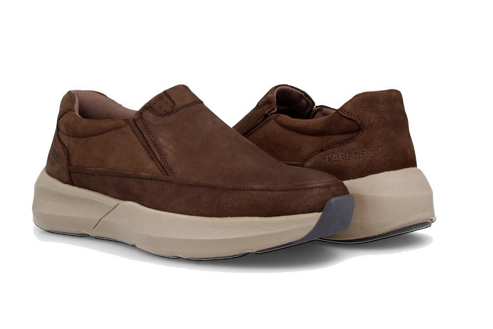 Zapatos slip on Paredes Riola CP25570 en color marrón