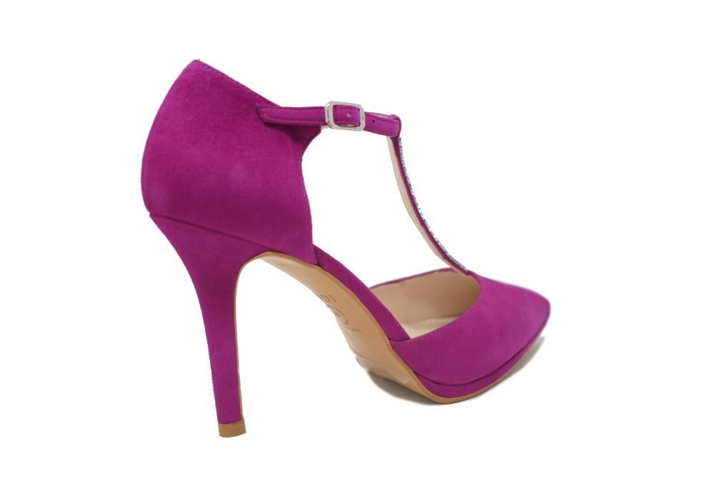 Zapatos de Tacón Lodi VAOL – Zapatos de fiesta Elegantes para Mujer color fuxia