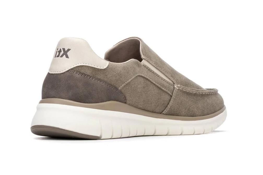 Mocasín de lona para hombre XTI 145763 en taupe Vegano Textil Casual sin Cordones