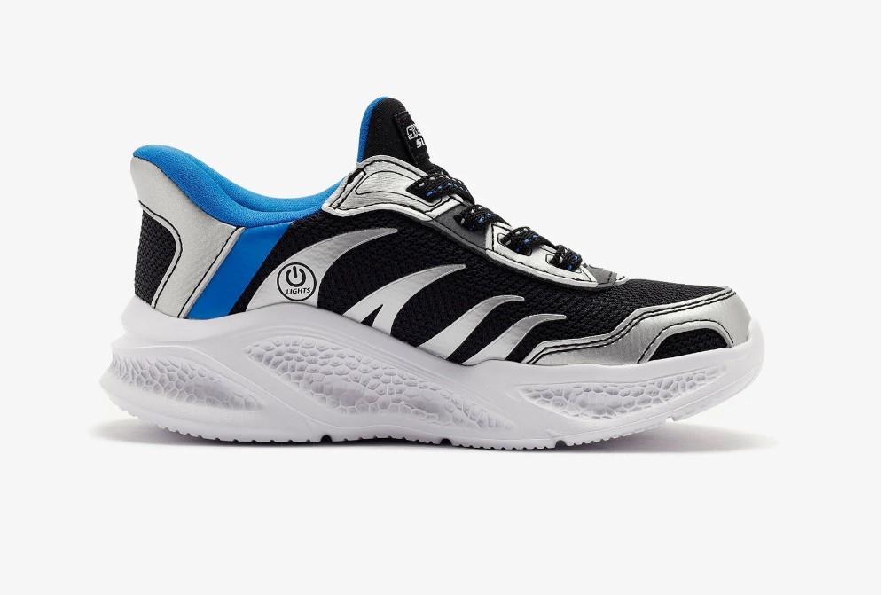 Zapatillas deportivas Skechers Meteor-lights - Brisk-beams 403848L SLBK en negro - Zapatillas de luces