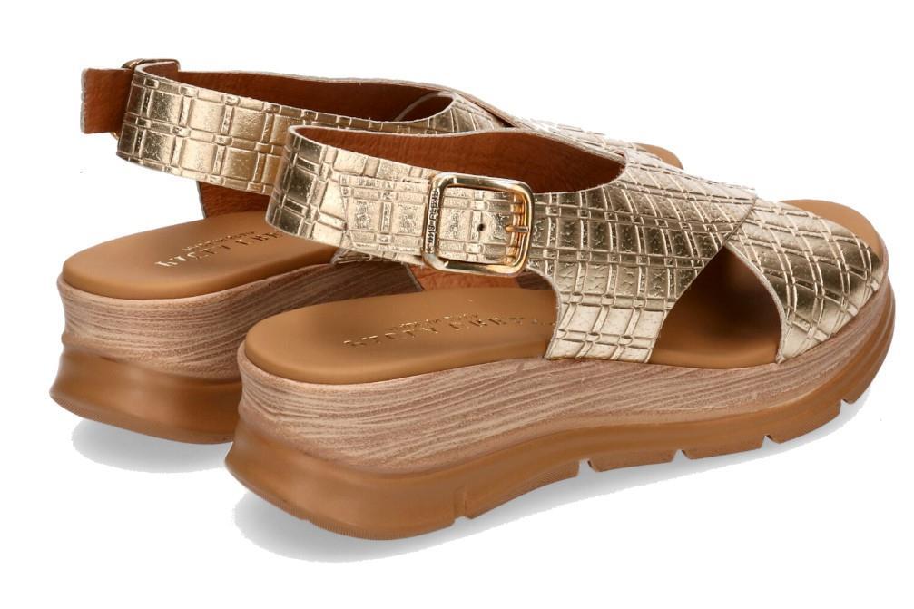 Sandalias Paula Urban 24-774 Bogota en platino para mujer