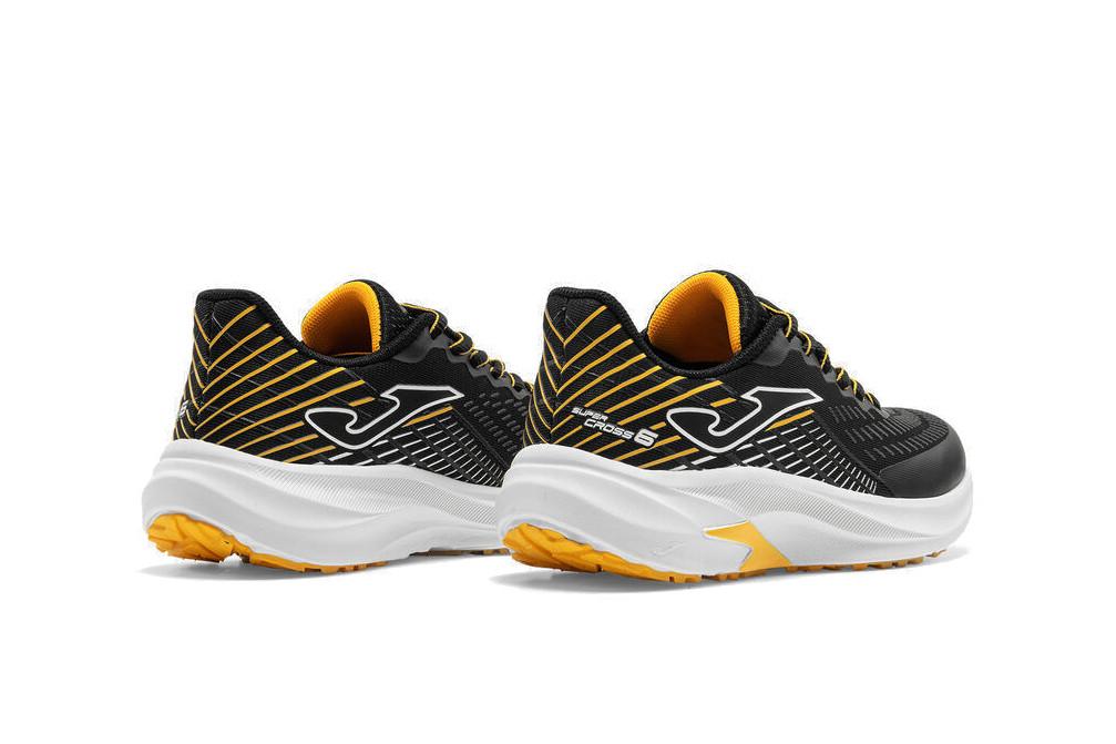 Zapatillas Running Joma Super Cross Jr 26 Junior Negro Naranja JCROSS2601