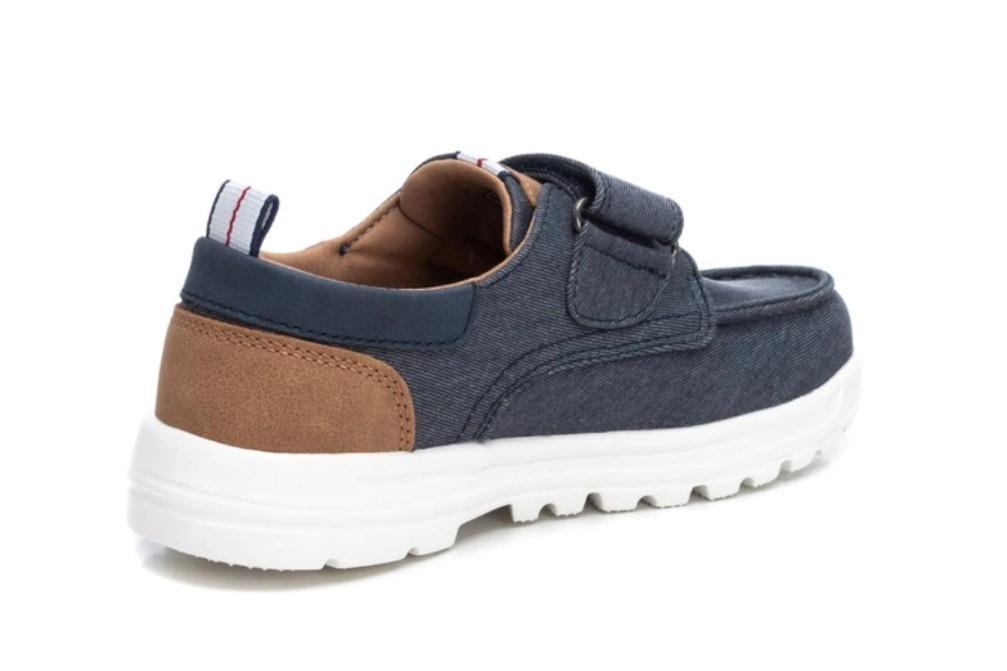 Zapato náutico de veclro XTI 150734 para niño azul marino