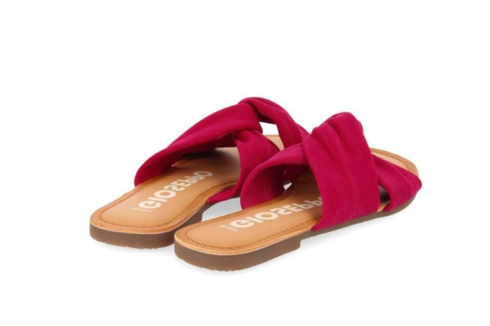 Sandalias planas Gioseppo Agira 72049 fuxia para mujer