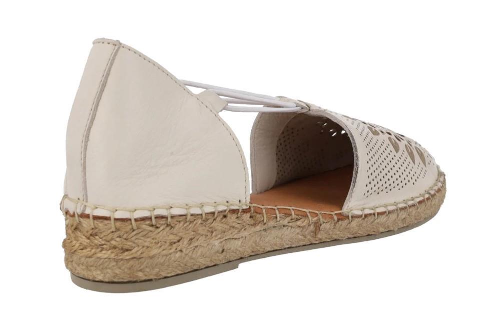 Alpargatas planas Top 3 Shoes SR25498 en blanco para mujer