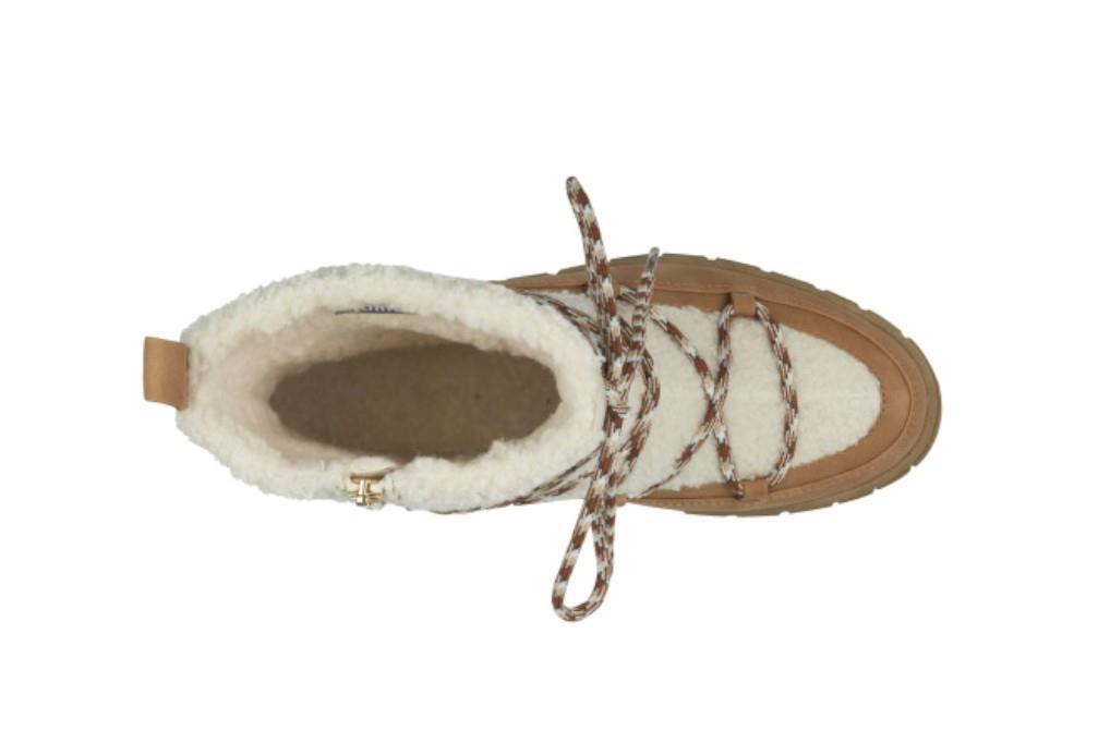 Botines snow Tamaris 26479 en beige para mujer