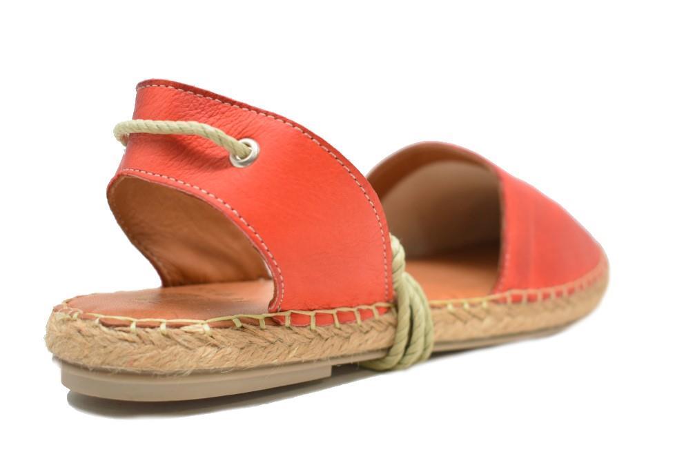 Alpargatas planas TOP 3 5905 en rojo para mujer