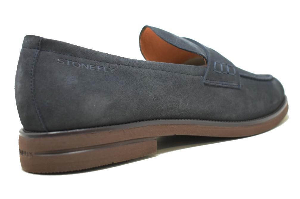 Mocasines Stonefly 220797 CALVIN 9 VELOUR en azul para hombre