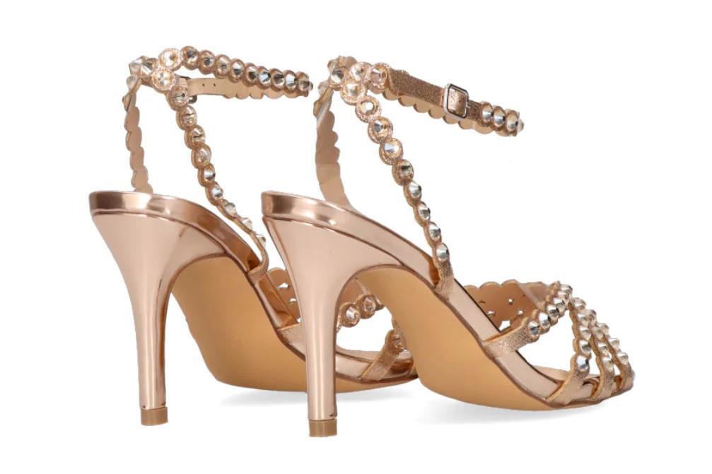 Sandalias de fiesta GOSSALBA Etika 90010 en oro para mujer