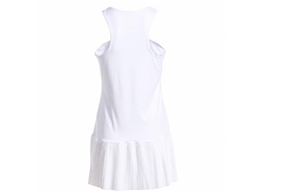 Vestido de Tenis y Pádel Joma Challenge 902603 Blanco para Mujer con Short Interior