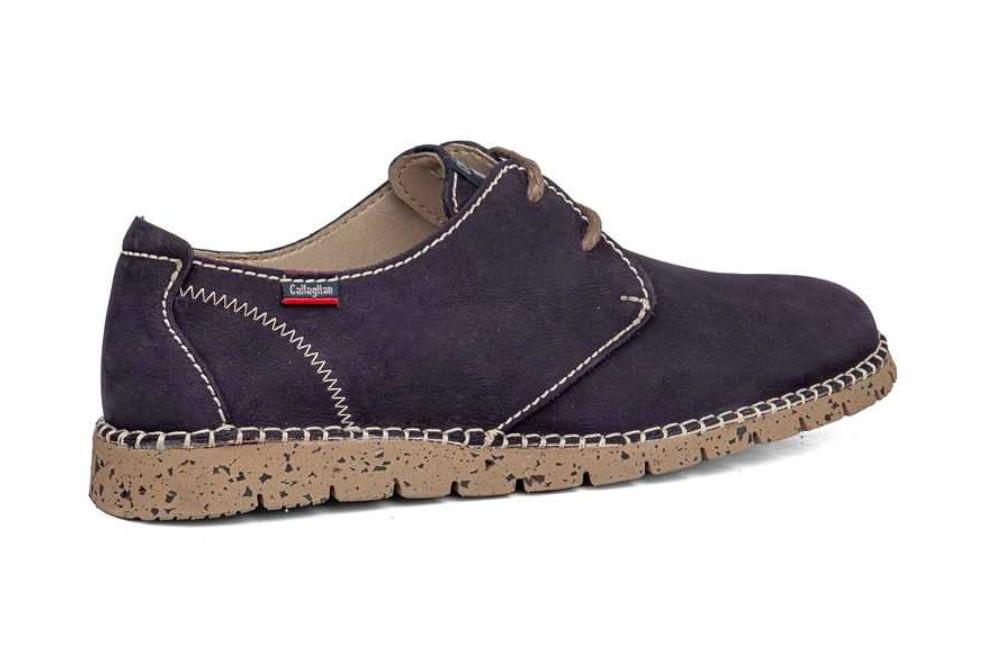 Zapatos con Cordones Callaghan Abiatar 84702 Azul para Hombre de Piel con Tecnología Adaptlite