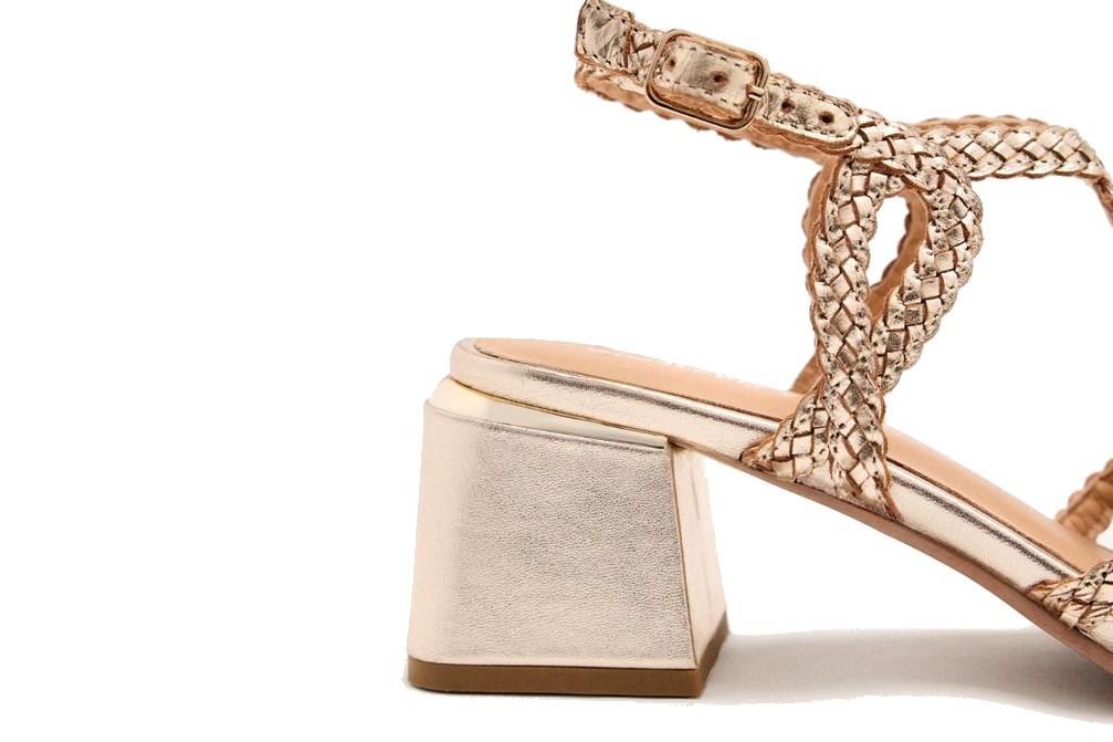 Sandalias Gioseppo CRESCENT 75451 en platino para mujer