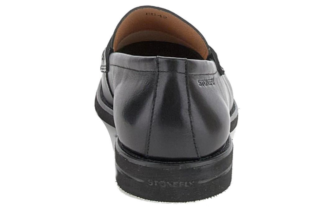 Mocasines Stonefly CALVIN 9 CALF LTH 220798 en negro para hombre -Zapatos de vestir