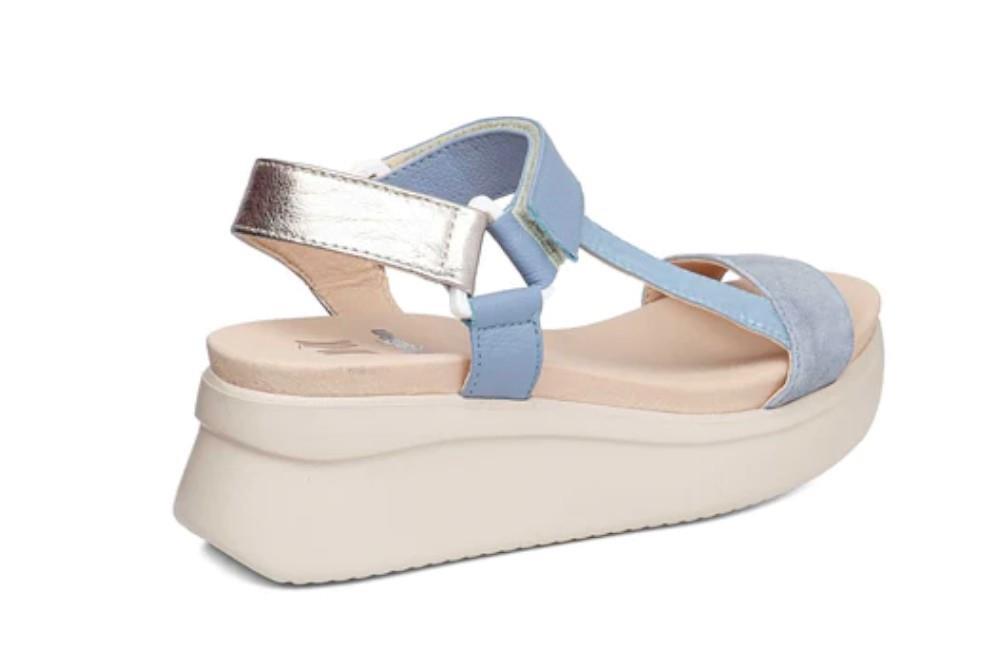 Sandalias con cuña Callaghan 29925 Llana en azul