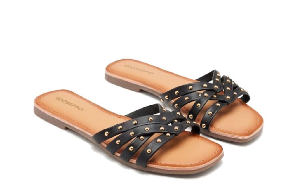 Sandalias planas Gioseppo HOPEDALE 75165 en negro para mujer