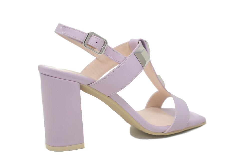 Sandalias de fiesta con tacón alto LODI GALGO en color malva