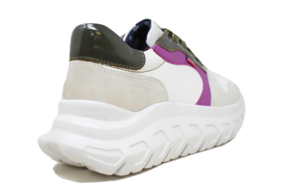 Zapatilla deportiva Callaghan 56002 Sirena en blanco para mujer