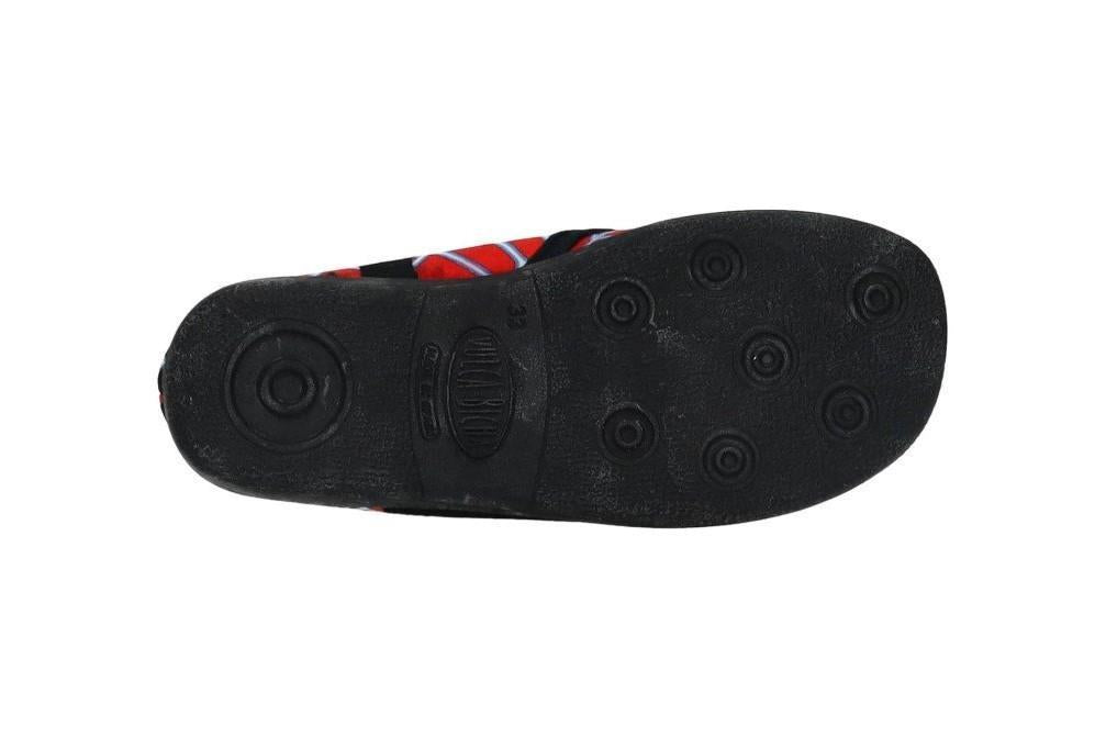 Zapatillas de casa cerradas infantiles Vulca Bicha 1945 en rojo