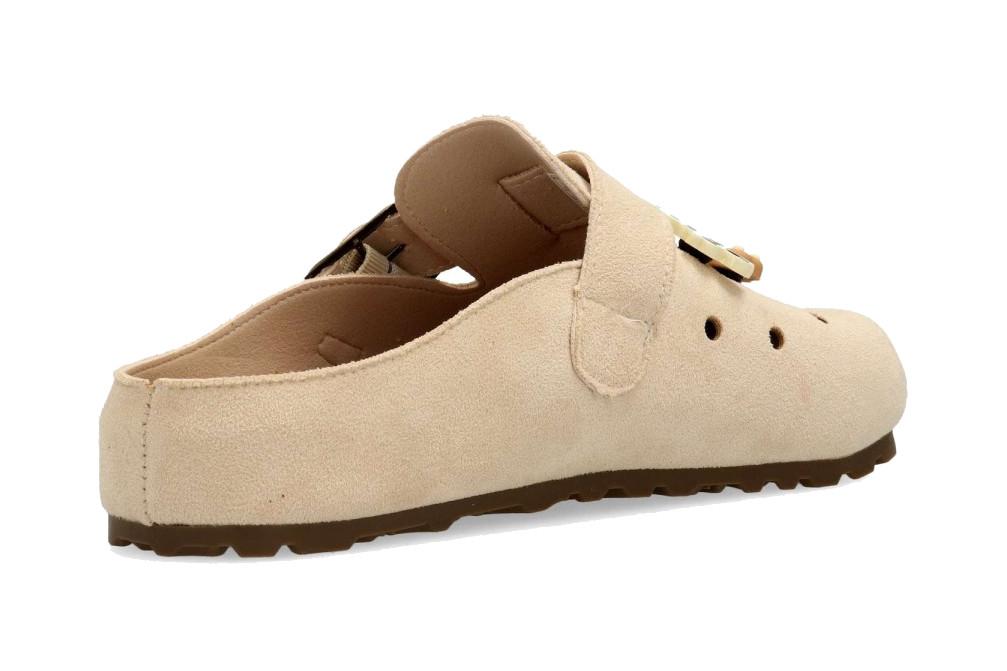 Zuecos Beige Mujer XTI 145315 con Hebilla Ajustable y Adornos