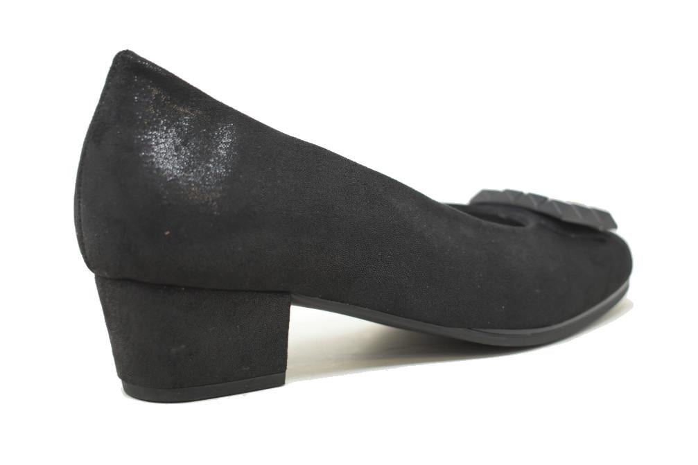 Bailarinas con tacón Doctor Cutillas 81750 Ginebra de color negro