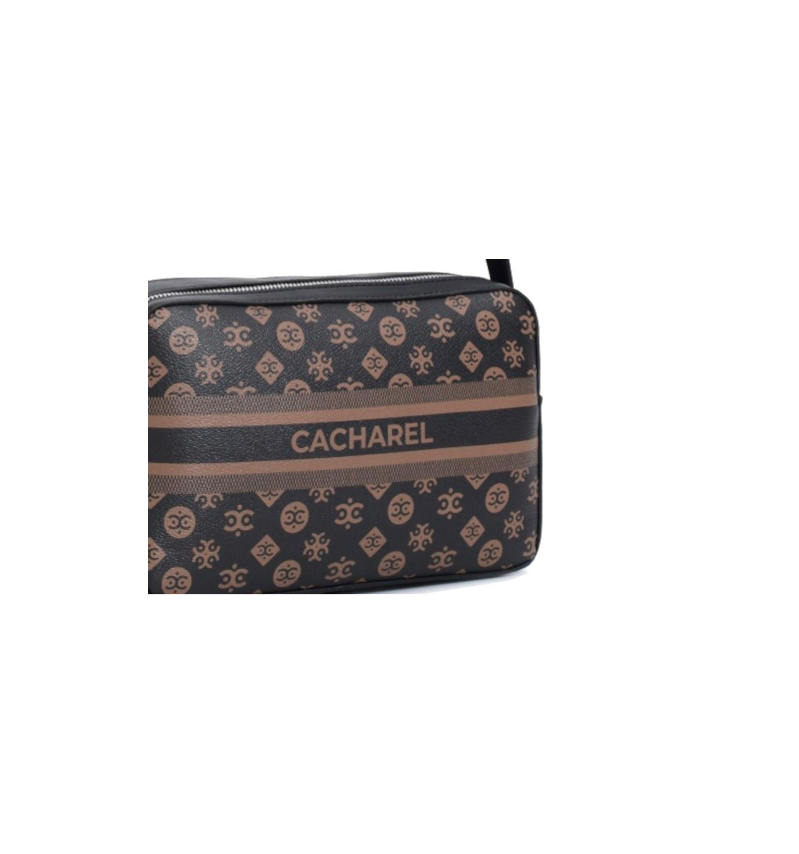 Bolso bandolera CF23230 para mujer de estampado negro