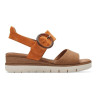 Sandalias con cuña Tamaris 28206 en camel para mujer