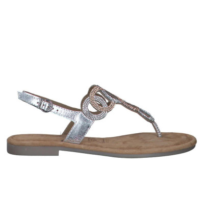 Sandalias Tamaris 28125 en plata para mujer