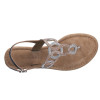 Sandalias Tamaris 28125 en plata para mujer