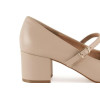 Zapatos de salón con correa Chamby 6610 en beige para mujer