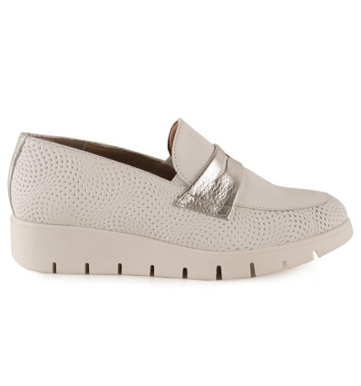 Mocasines Chamby 6 en blanco para mujer