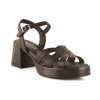 Sandalias con tacón Invogue S-1080 en negro para mujer