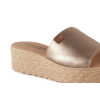 Sandalias con plataforma Chamby 322 en platino para mujer