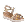 Sandalias con cuña Porronet Elena 3027 en taupe