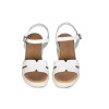 Sandalias con cuña Porronet Edith 3026 en blanco