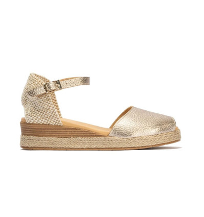 Sandalias Valencianas 5532 en oro para mujer