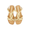 Sandalias planas Gioseppo Elbasan 71705 en oro para mujer