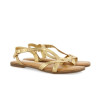 Sandalias planas Gioseppo Elbasan 71705 en oro para mujer