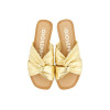 Sandalias planas Gioseppo Agira 72049 en oro para mujer