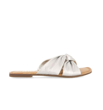 Sandalias planas Gioseppo Agira 72049 plata para mujer