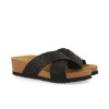 Sandalias con cuña Gioseppo Goulds 71365 en negro para mujer