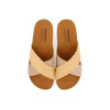 Sandalias con cuña Gioseppo Goulds 71365 en natural para mujer