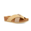 Sandalias con cuña Gioseppo Goulds 71365 en natural para mujer