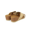 Sandalias con cuña Gioseppo Goulds 71365 en natural para mujer