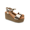 Sandalias con cuña Oh! my sandals 5461 en cava para mujer