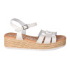 Sandalias con plataforma Oh! my Sandals 5439 en blanco para mujer