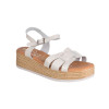 Sandalias con plataforma Oh! my Sandals 5439 en blanco para mujer