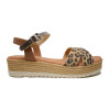 Sandalias con cuña Oh! my sandals 5431 en leopardo para mujer