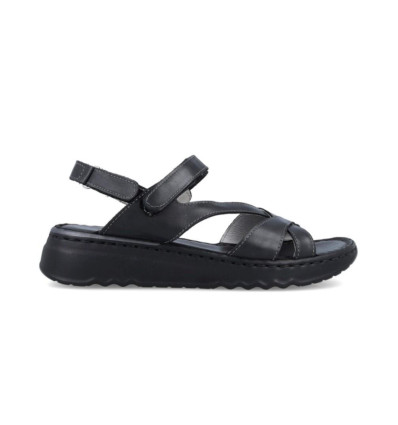 Sandalias planas Walk & Fly Gaia 3204 48510 en negro