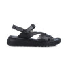 Sandalias planas Walk & Fly Gaia 3204 48510 en negro